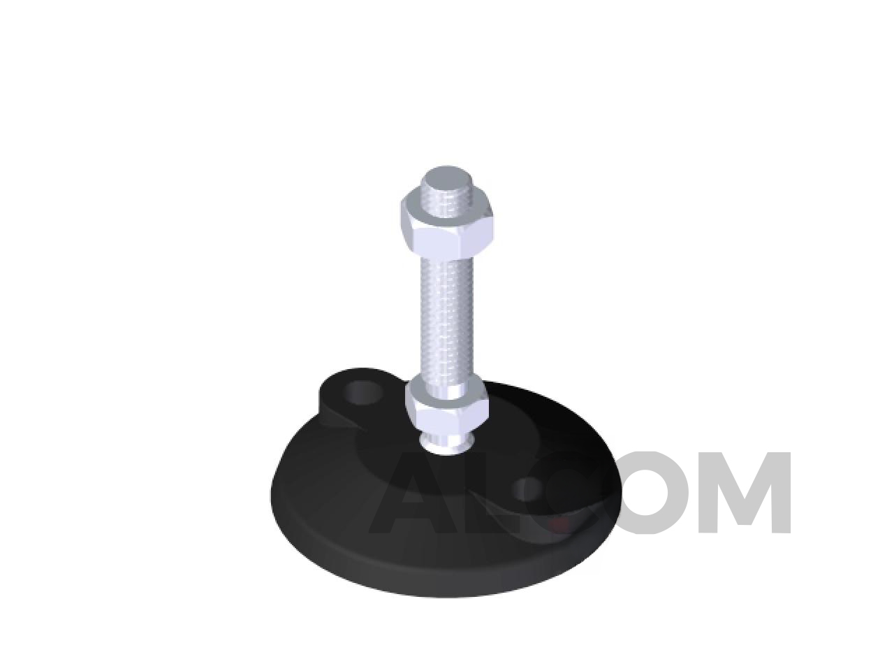 Stellfuß 8 D80 PA M12x85 mit Anschraubbohrungen image 1